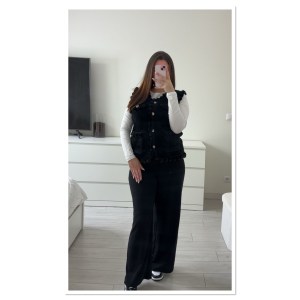 GILET CAROLINE - NOIR