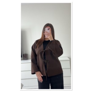 VESTE JIHANE - MARRON