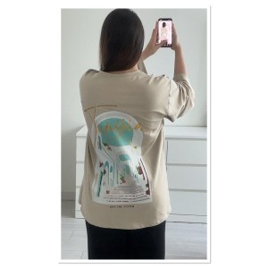 T-SHIRT TUNISIE - TERRE CENDRÉE