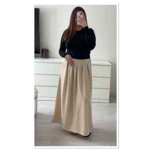 JUPE SAFIA - BLANC CASSÉ