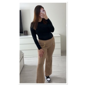 PANTALON MELYNA - CAMEL