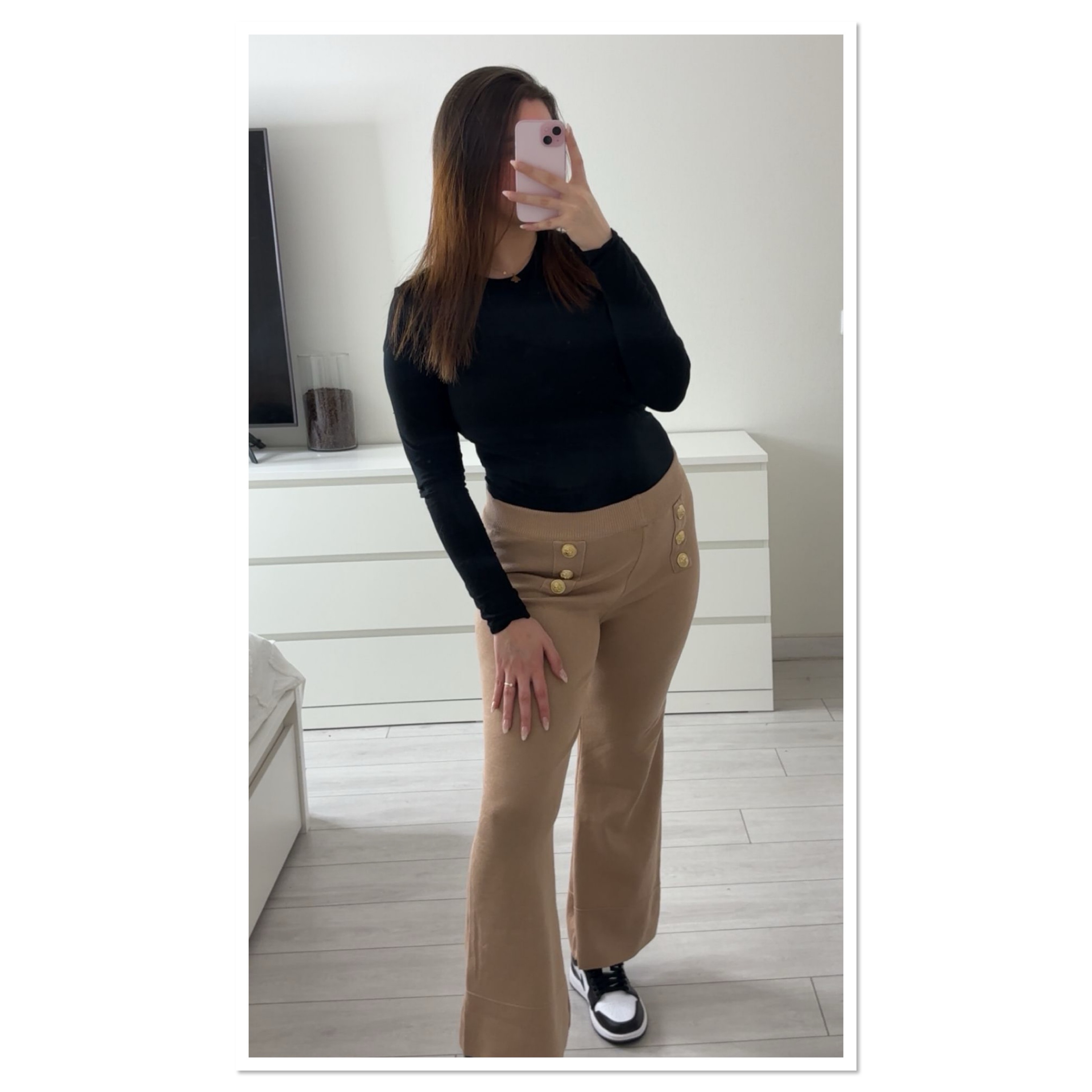 PANTALON MELYNA - CAMEL