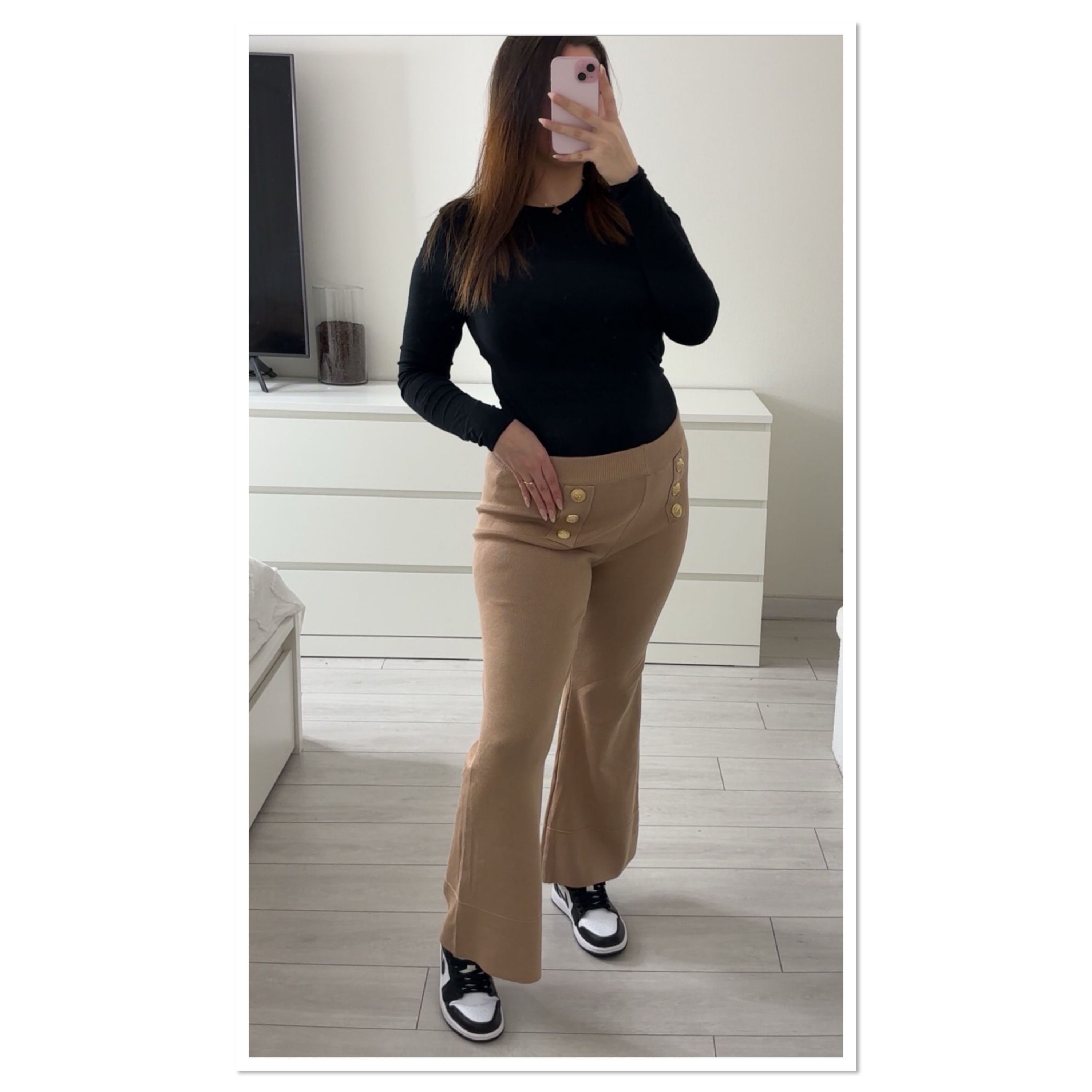 PANTALON MELYNA - CAMEL – Image 2