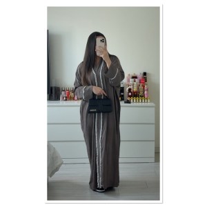 ABAYA CAMÉLIA - TAUPE