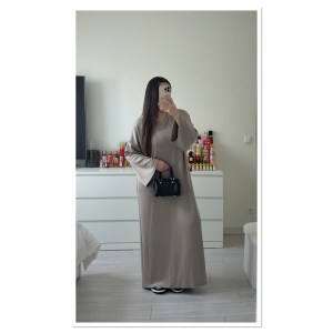 ABAYA HATICE - TERRE CENDRÉE
