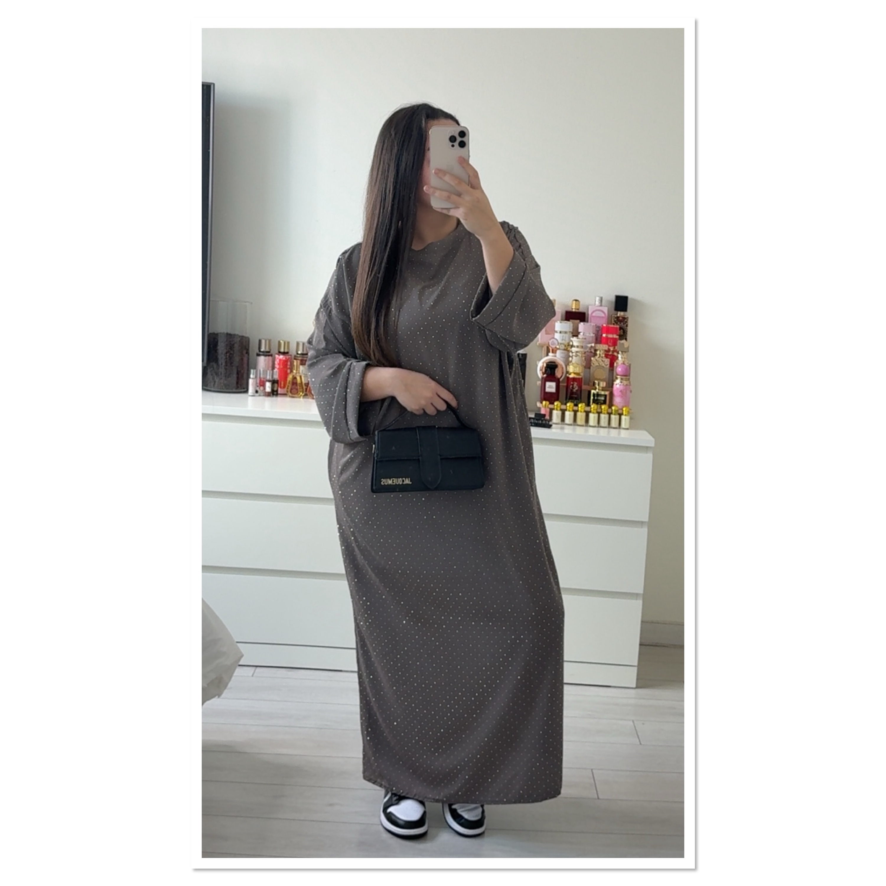 ABAYA IMANE - TAUPE