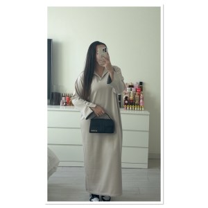 ABAYA SIHAM - TERRE CENDRÉE