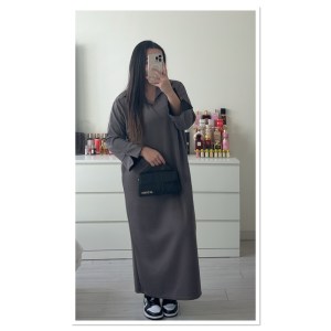 ABAYA SIHAM - TAUPE