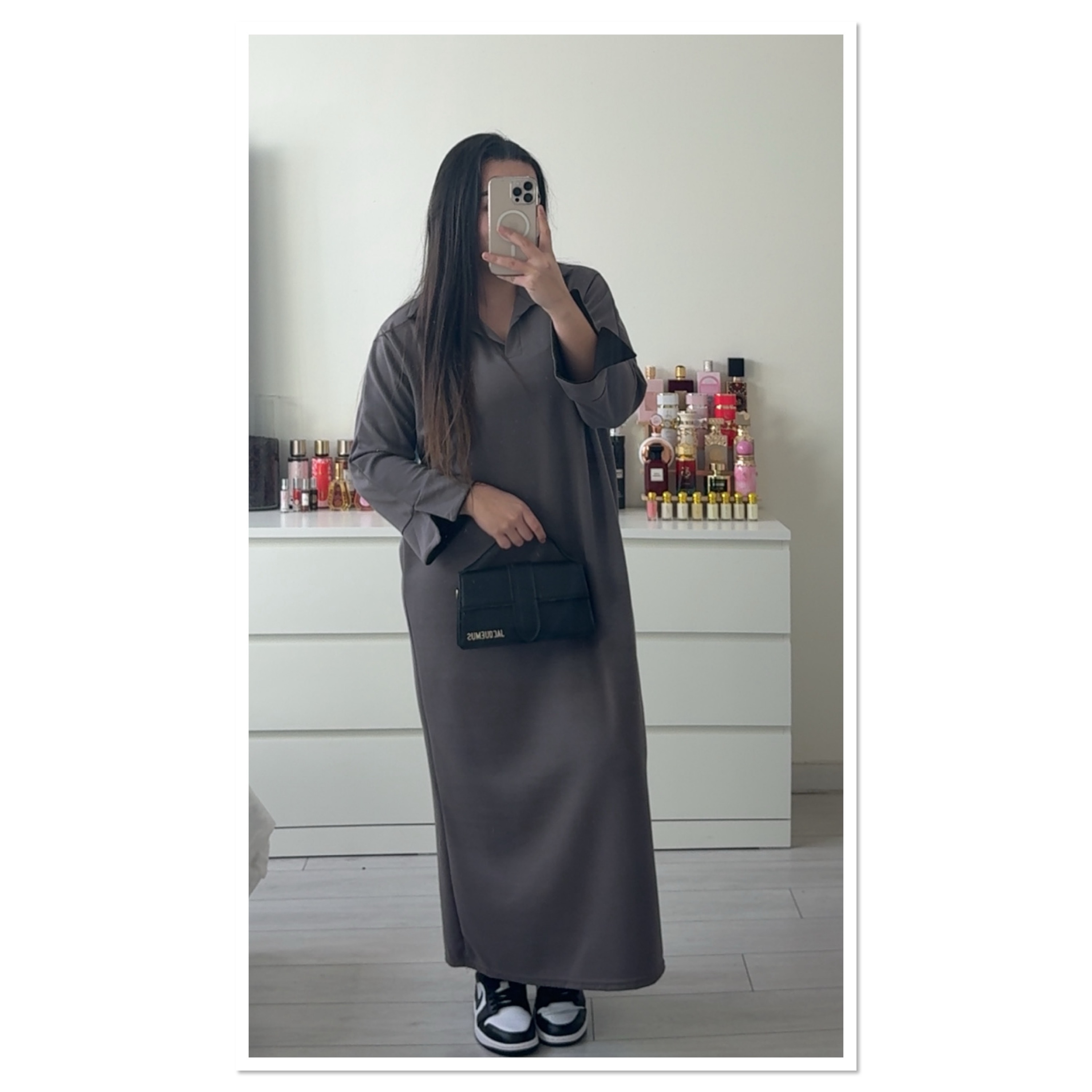 ABAYA SIHAM - TAUPE