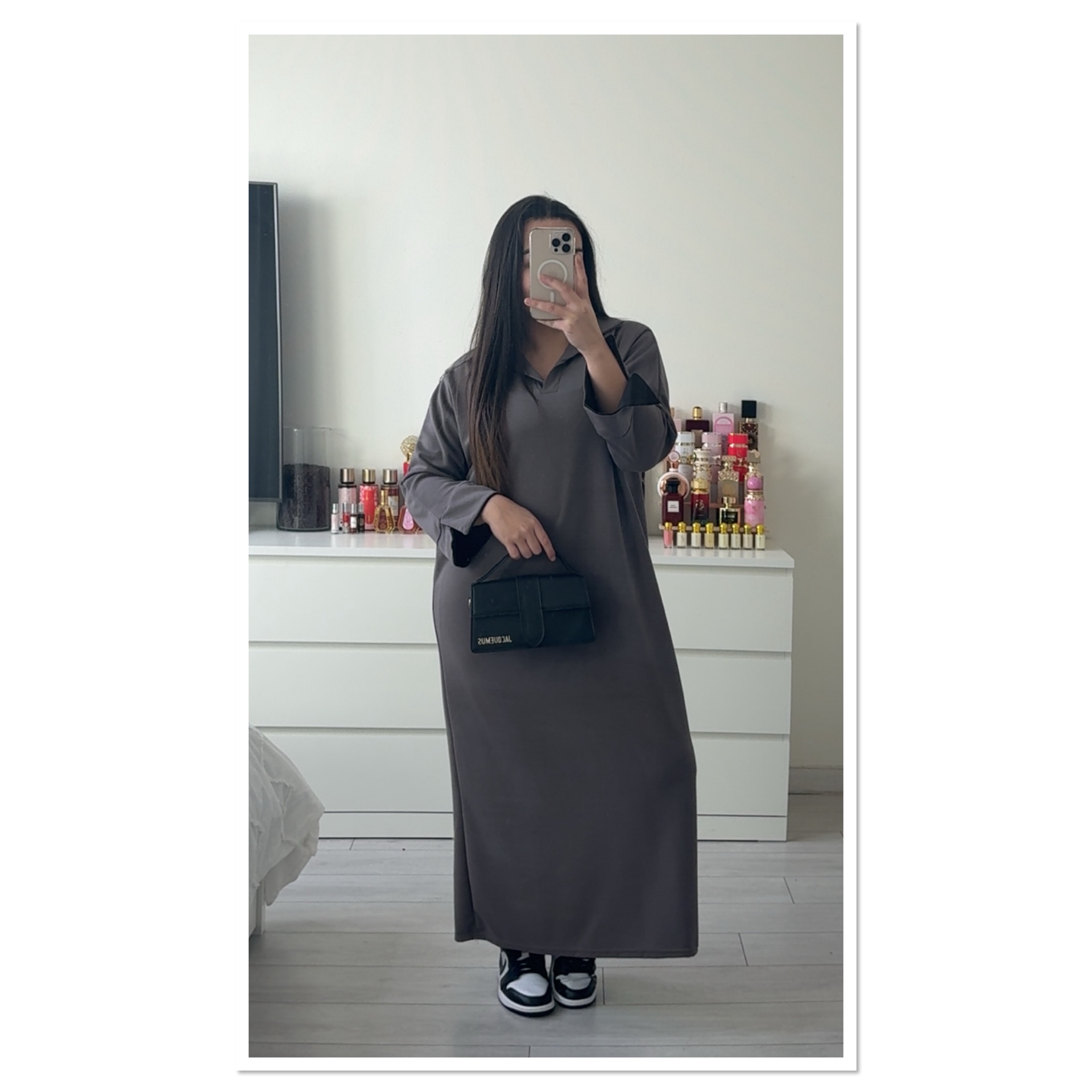 ABAYA SIHAM - TAUPE – Image 2
