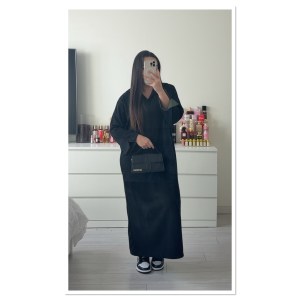 ABAYA SIHAM - NOIR