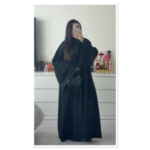 ABAYA YAMINA - NOIR